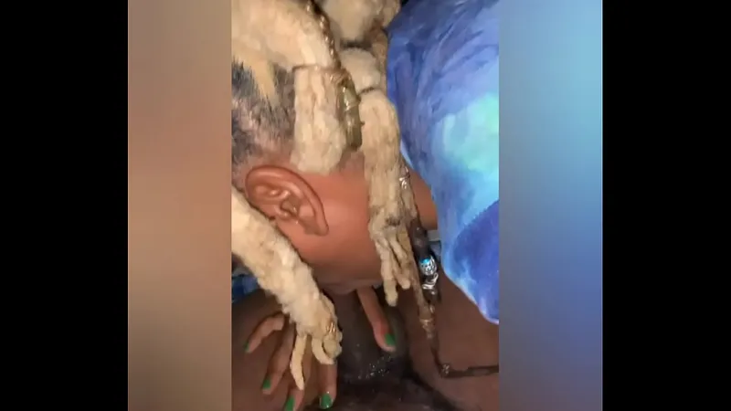 Black Girl Blows for Home Ride - Hardcore Action