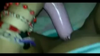 Cinthia playing with the vibrator - P2