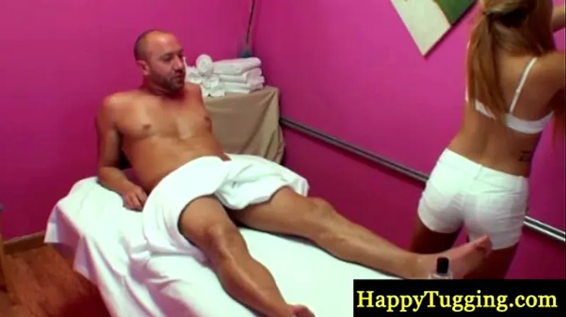 Asian Blonde Massage Cocksucking