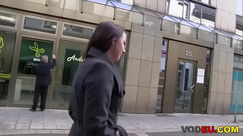 German Brunette Roughly Pounded