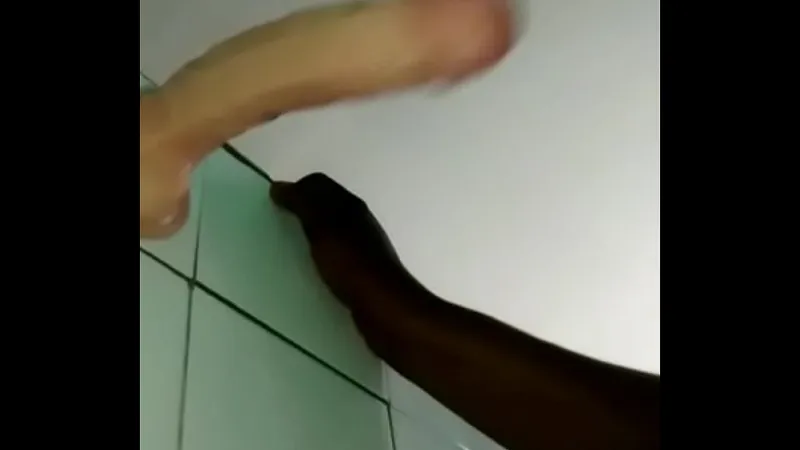Black Ebony Babe Sucks Sex Toy Intensely