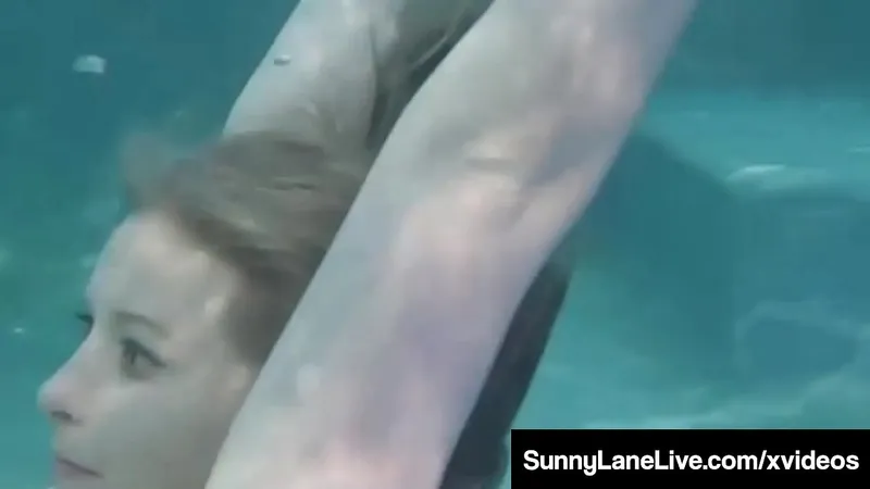 Sunny Lane Deepthroats Underwater Cock