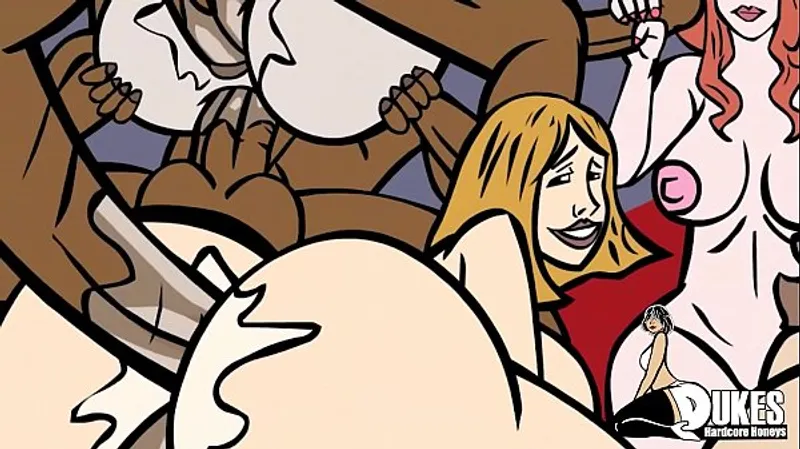 Black Orgy with European MILFS & Big Black Cocks