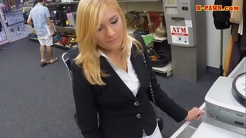 Money-Strapped MILF Fucked Roughly By Pawn Shop Pervert