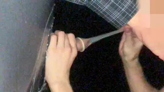 Cuckold film his wife enjoing dicks in glory hole