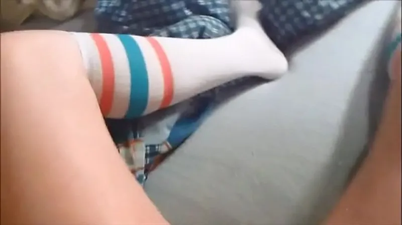 Cum on Tits. Dildo Play After