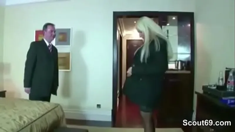 Hot German Teen Prostitute Fucks Old Man in Hotel - Hardcore
