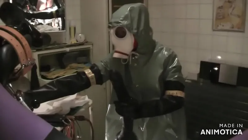 Agnes: Heavy Rubber Gown, Deep Fisting, Cum Squirt