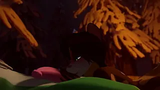 Furry sucking huge dick