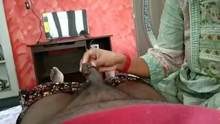 Tania tasted the big dick in style