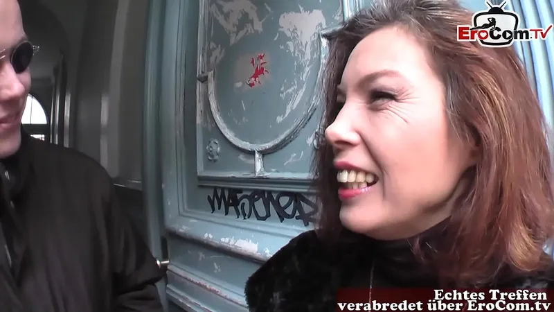 Mature German Milf Takes Anal Casting Street Pickup