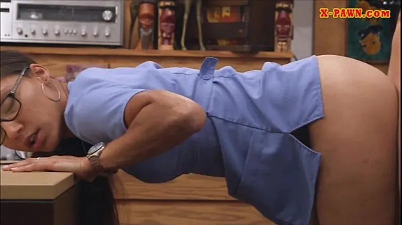 Cash-Strapped Babe Fucked by Pawnshop Clerk (NSFW Backroom)