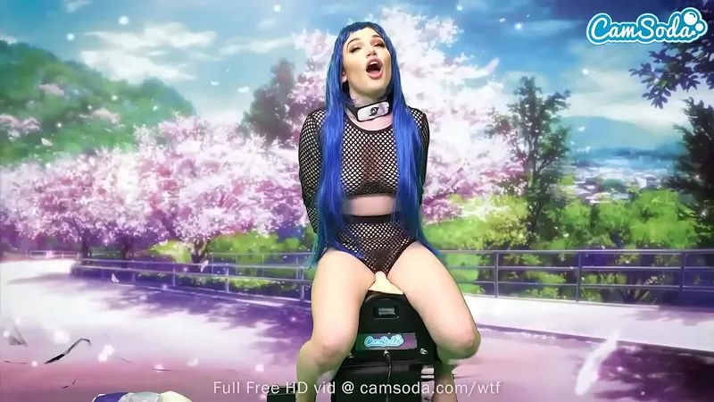 Teen Cosplayer Deepthroats Multiple Dildos