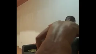 German milf Sandra's pussy sprayed