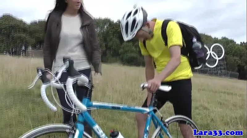 Mature Briton seduces cyclist for intense sex