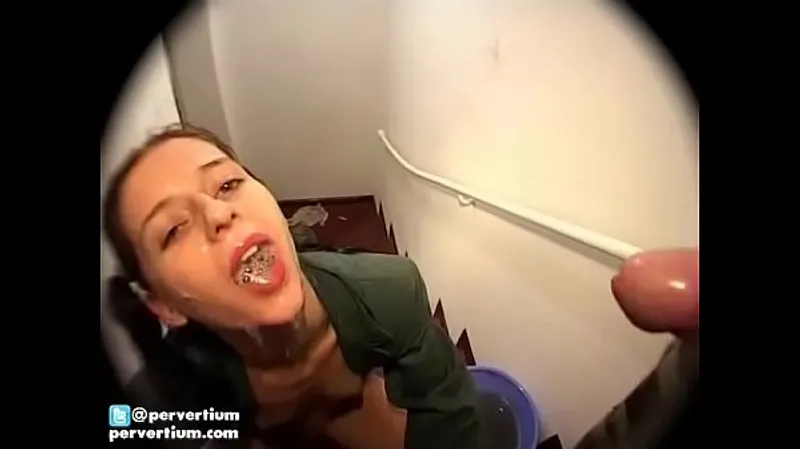 German Slut Pissed On, Cum-Soaked