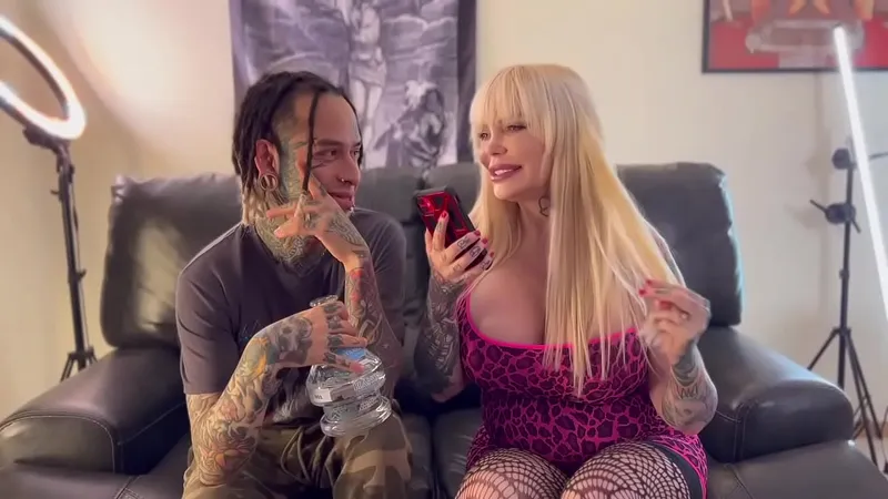 Sabrina Sabrok, Mia Sanz: Deepthroat Fucked & Titty Creamed