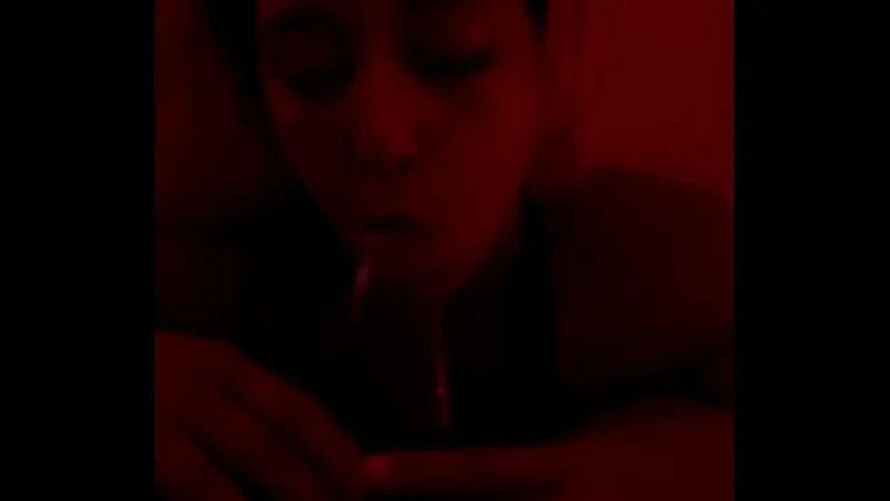 Step-Sis Deepthroats Cock, Slutty Facial