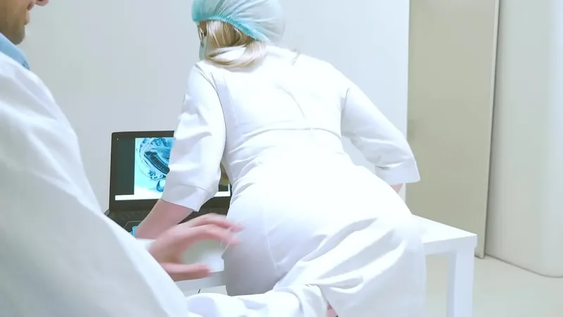 Lustful Nurse Gets Fucked On Table By Doctor