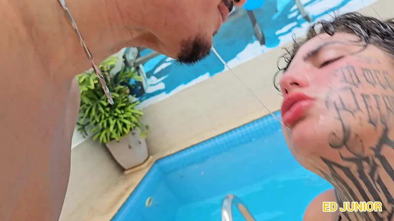Giant Ass Oil Fucking - No Condom, Red & Sheer Scene
