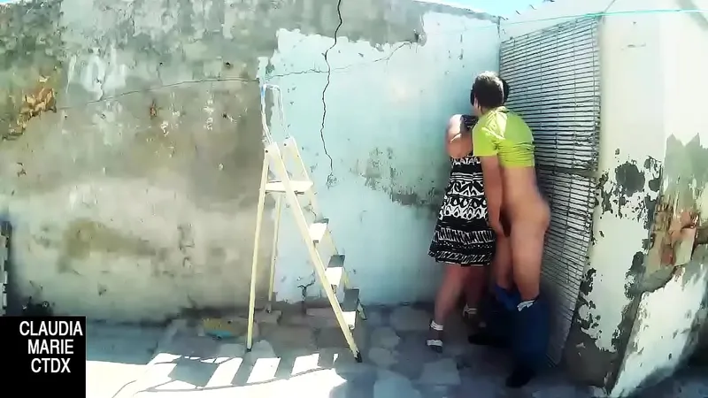 Blindfolded Sucking Seal Woman's Balls
