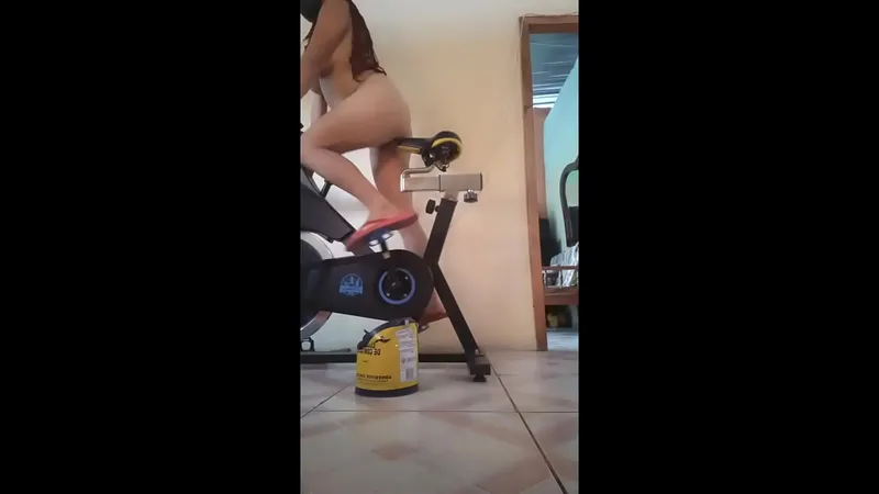 Stepson catches naked stepmom, doggy-style sex ensues