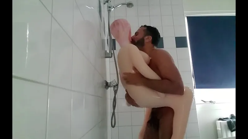 Farid fucks inflatable whore