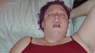 Pumping a thick load of sperm in her