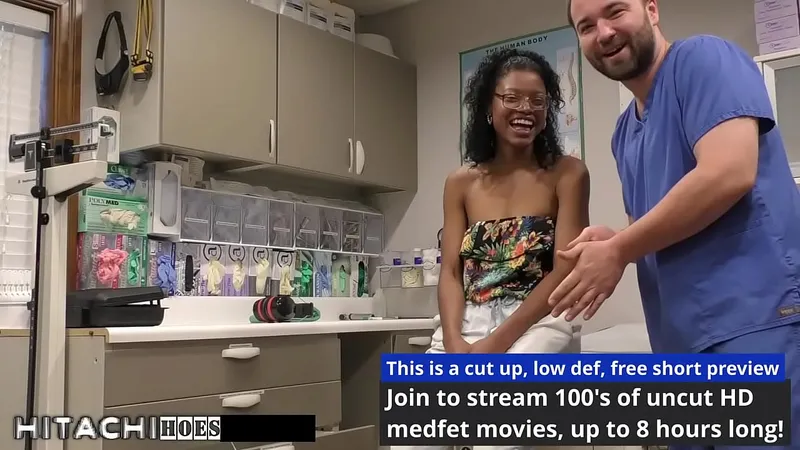 Nikki Star, 1st Year Girl Cums During College Check-up by Dr. Tampa & Nurse Aria!