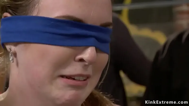 Teen Priestess Jessie Parker Dominated, Blindfolded, Gagged & Group Sex