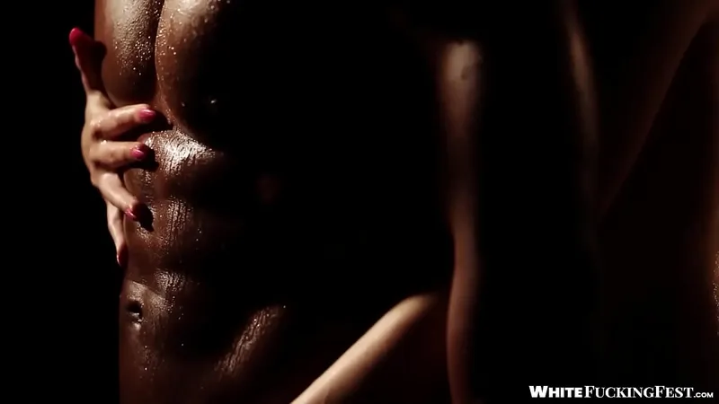 Black stud drills stunning brunette hard