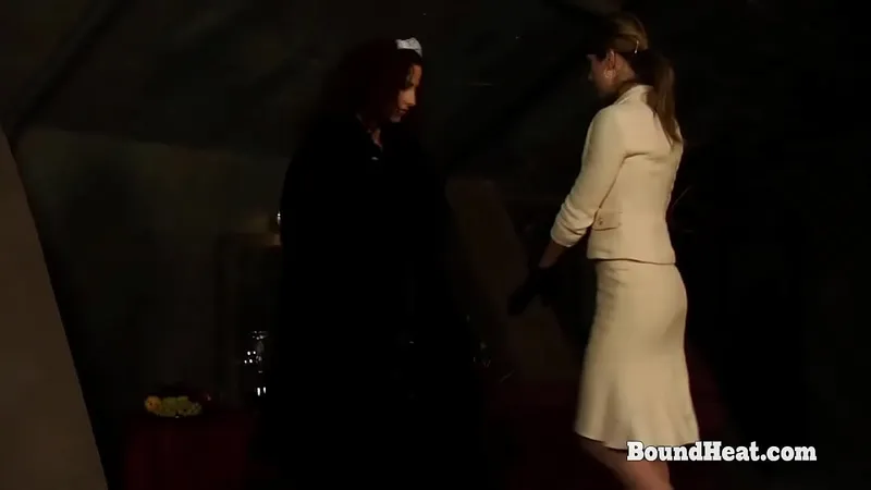 Lesbian Slave's Whipped Ass by Madame - Busty & Merciless