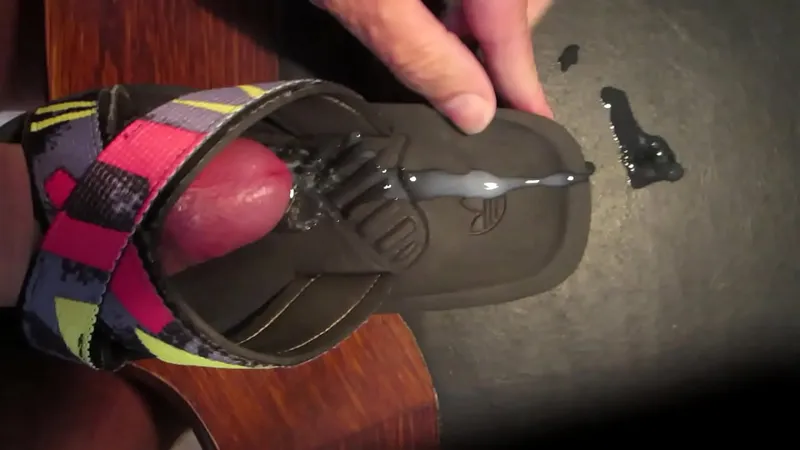 Colored Shoe Fuck & Wife Dirty Talk - Squirting Sperm Load