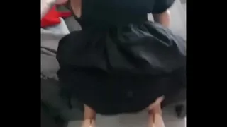 Hard doggy style tied