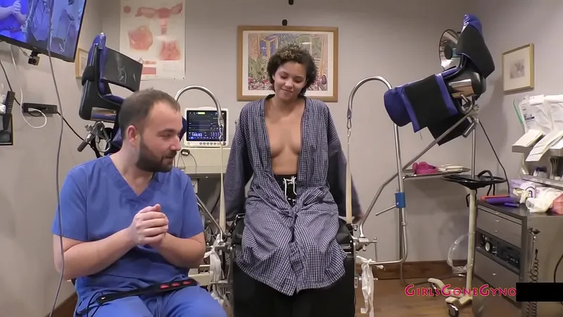 Rebel Wyatt's 1st Gyn Exam by Neighbor-Doc Tampa @GirlsGoneGyno #MedFet