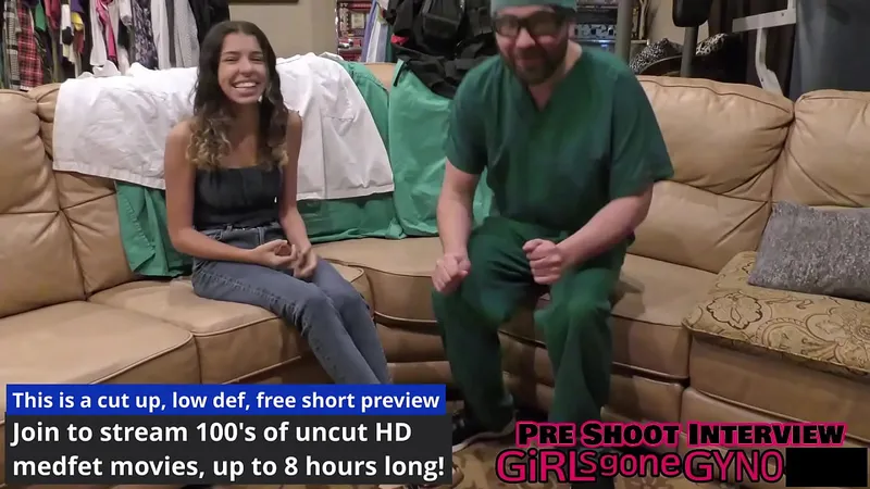 Aria Nicole's Shocking Violet Wand Play at Doctor Tampa's Clinic - Late-Night Delights @GirlsGoneGyno