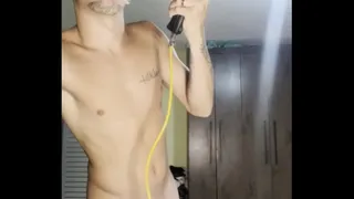 Brand new 18 endowed showing dick while getting ready to fuck