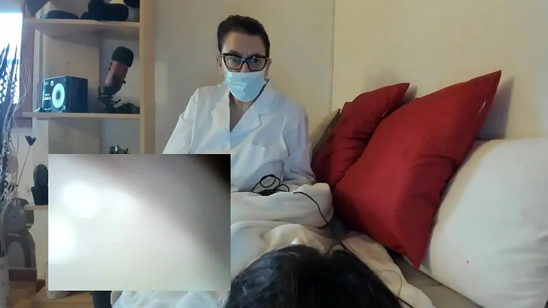 Nicoletta's Exam: Friend's Pussy Inspection with Endoscope