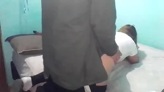 When it was freezing we had sex in the big doggy bed