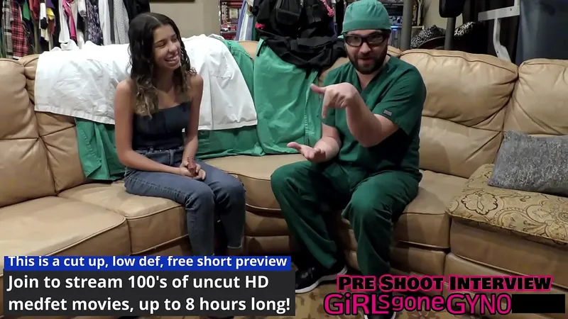 Nude Female Doctor Raven Roge Exam Room, Aria Nicole - Hardcore Scene @ GirlsGoneGyno