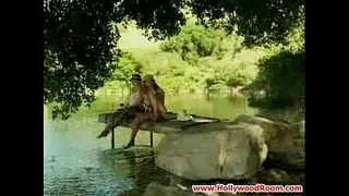 fishing trip turns into an outdoor gangbang