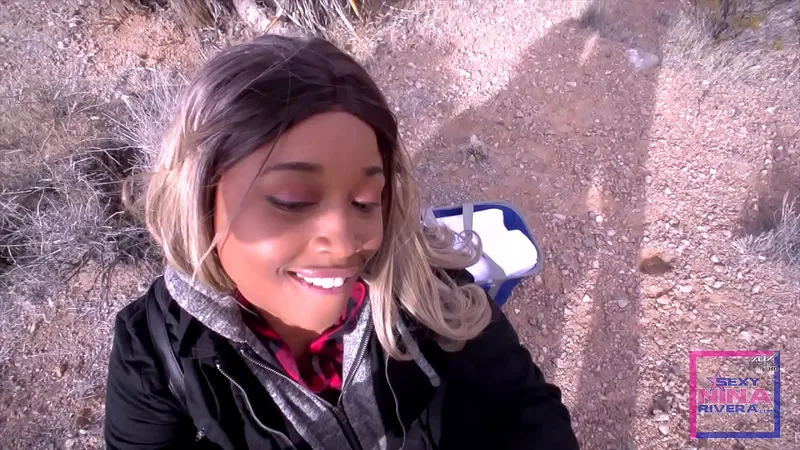 Ebony Babe Rough Anal Outdoor Fucking