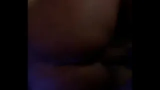 Ebony bbc stroking pretty black ass
