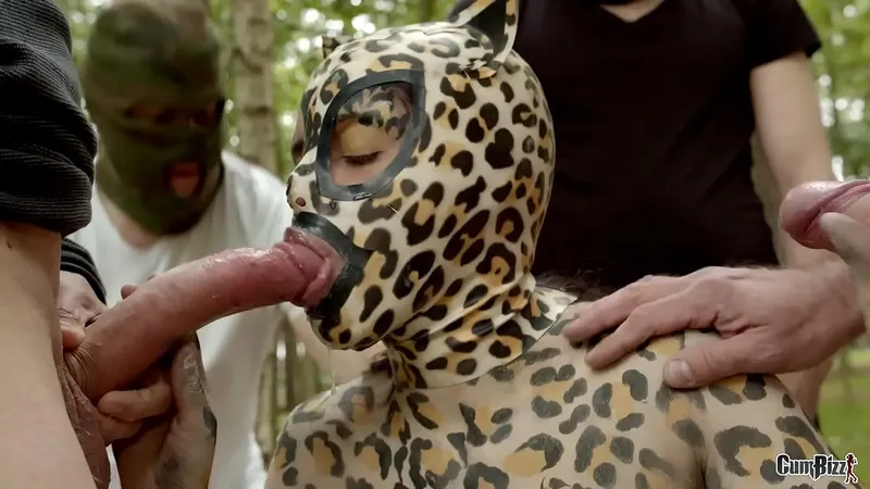 Pussy Cat Milked by Big Dicks