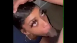 Thick ebony in public