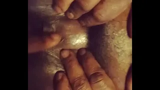 Fingering that ebony pussy