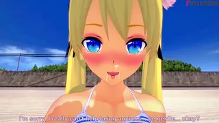 Marie Rose bikini fucking on the beach | 4 | DOA | Full & POV on Sheer & PTRN: Fantasyking3