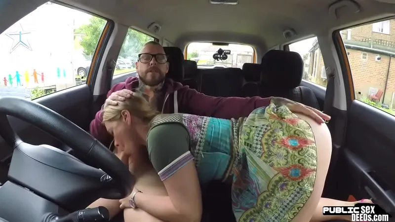 Backseat Fucked Babe: European Lesson Failure