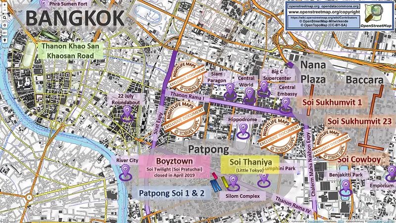 Worldwide Street Prostitutes Map - Locations of Freelancers, Brothels, Bars & Red Light Zones