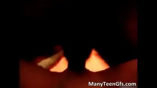 Hot brunette teen gets banged hard